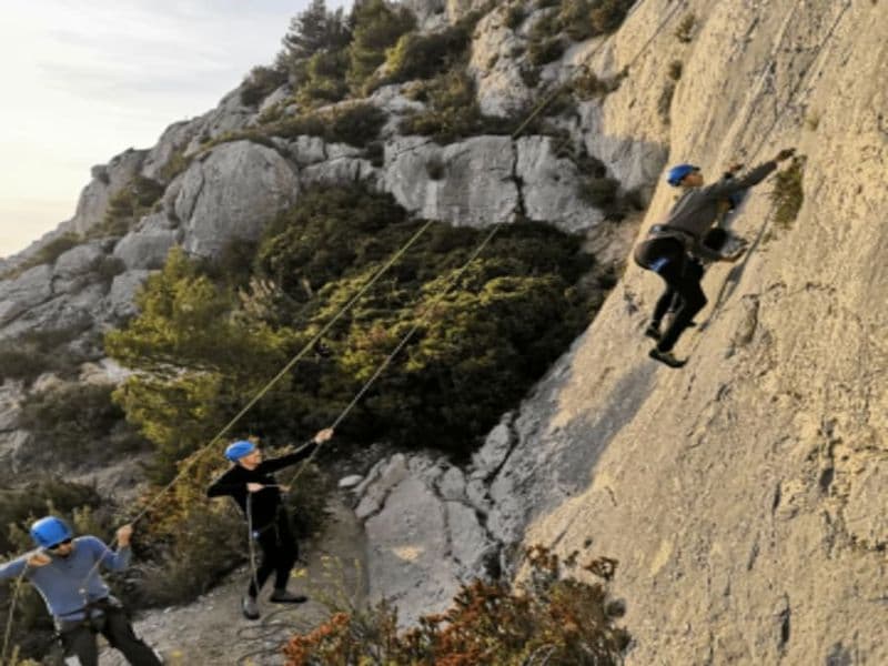Escalade en falaise à Cassis (13)