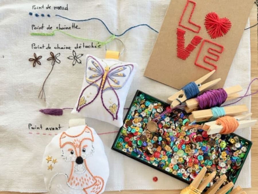 Atelier broderie à Paris 15ème