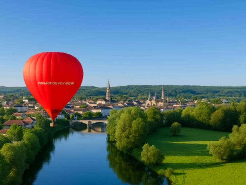 Vol en Montgolfière au-dessus du Château de Saumur (49)