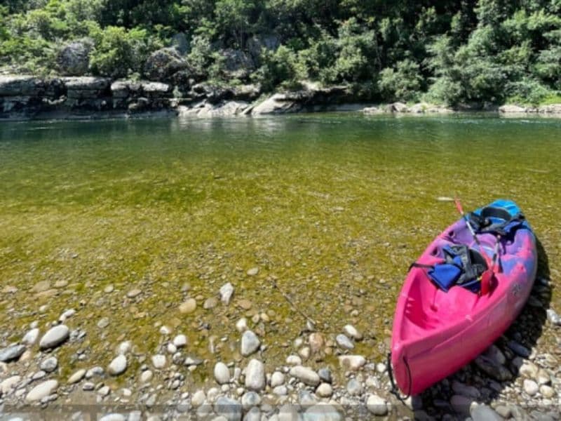 Location de Canoë sous le Pont d'Arc : parcours 8km