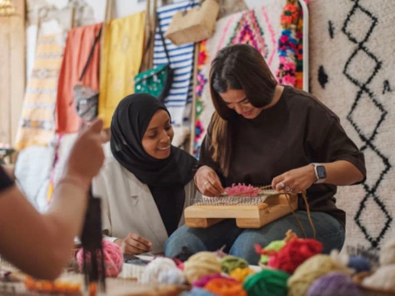 Atelier de tissage berbère à Montpellier (34)