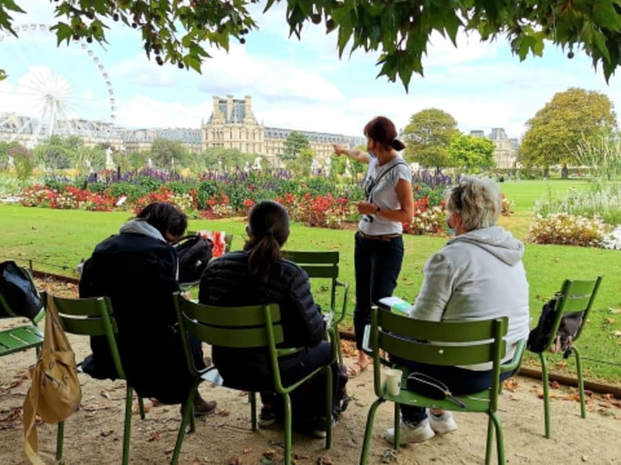 Atelier dessin et balade culturelle de la Concorde au Louvre