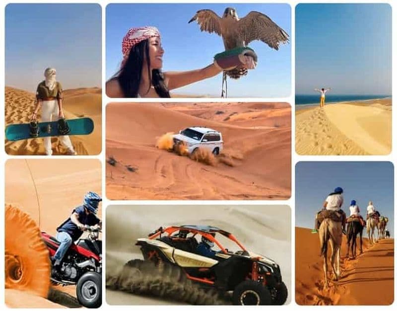 Billet Qatar : quad, buggy, dune bashing, balade à dos de chameau et sandboard