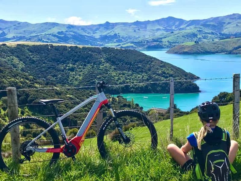 Akaroa : Visite guidée en VTT électrique-Lava Loop
