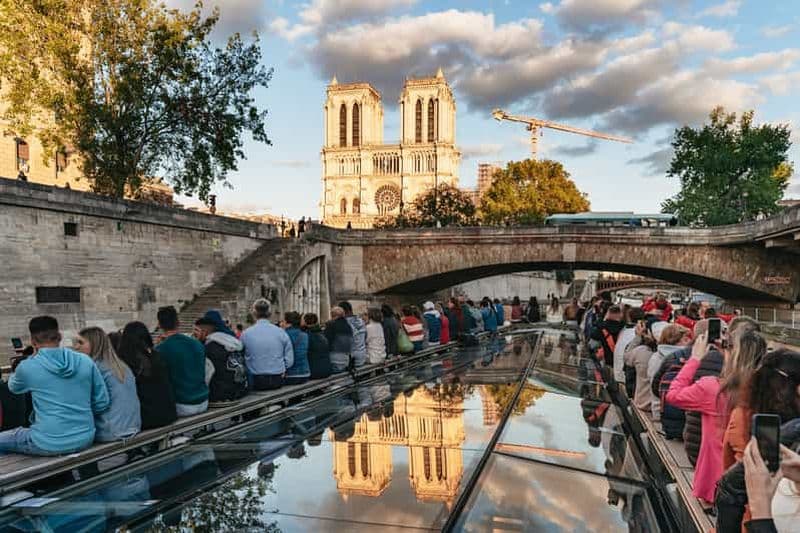 Billet Paris : Croisière touristique d'une heure et dîner bistro de 3 plats