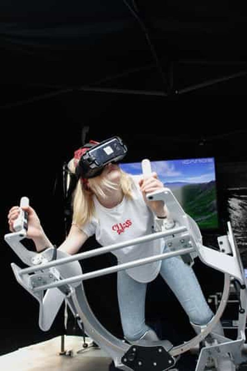 Simulateur de vol en réalité virtuelle Icaros, Mühlheim/Main :