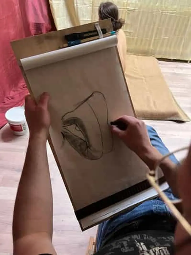 Billet Innsbruck : dessin de figure / dessin de nu