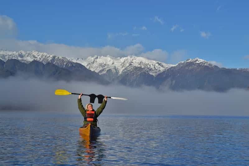 Franz Josef : 3 heures de kayak sur le lac Mapourika