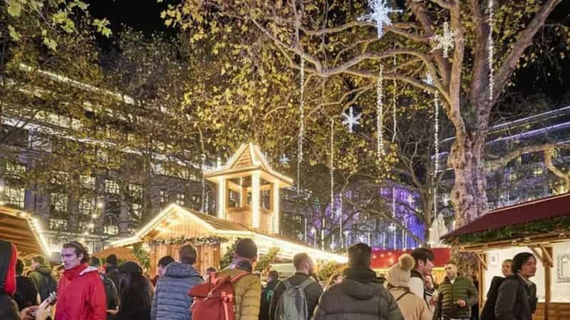 Billet Londres : visite gratuite des marchés de Noël et des illuminations en 1h30