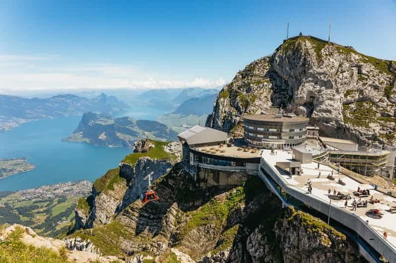 Lucerne : téléphérique du Mont Pilate, train à crémaillère et croisière sur le lac