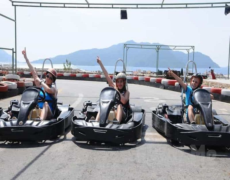Marmaris : Excursion aventure en karting avec prise en charge à l'hôtel