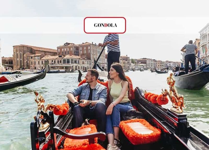 Billet Venise : Promenade en gondole sur le Grand Canal avec application commentée