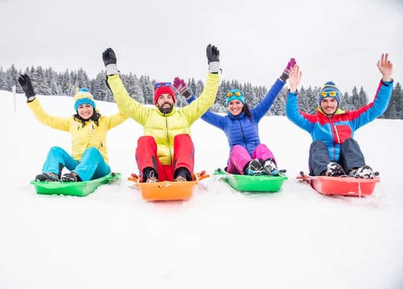 Ushuaia Journée blanche : repas, motoneige, culipatin et randonnée dans la neige