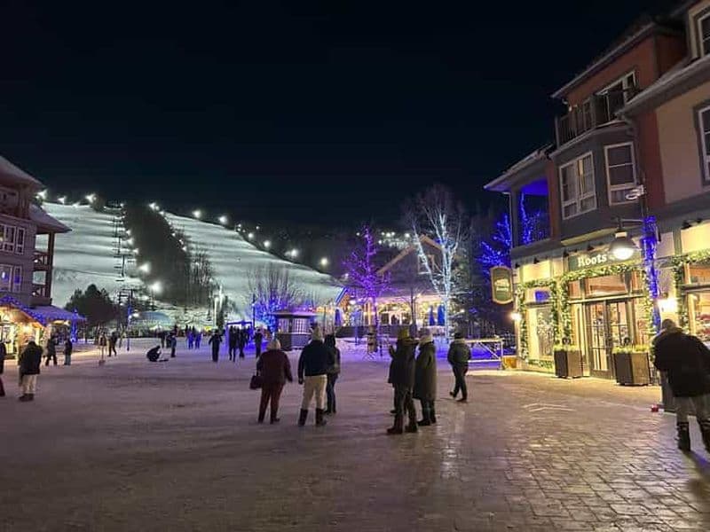Depuis Toronto : excursion d'une journée à Blue Mountain pour faire du ski et du snowboard