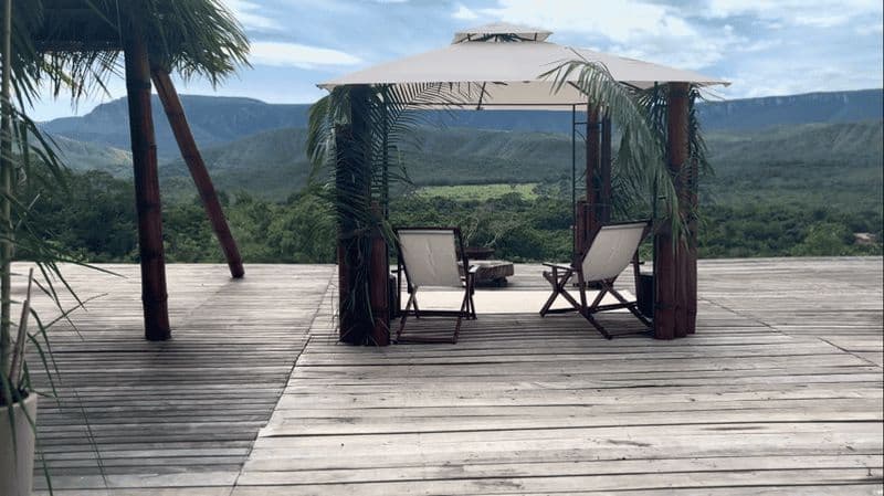 Alto Paraíso de Goiás - Brasil : Massage avec vue