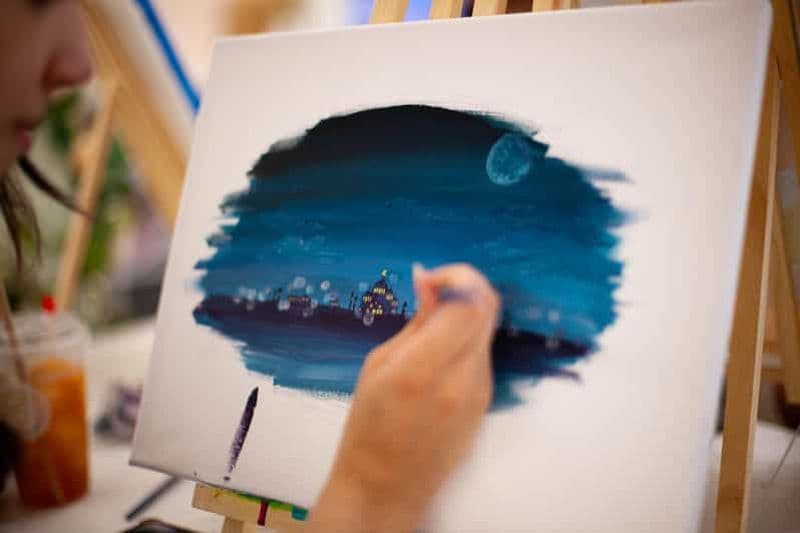 Billet Paris : Expérience de peinture dans un café d'art