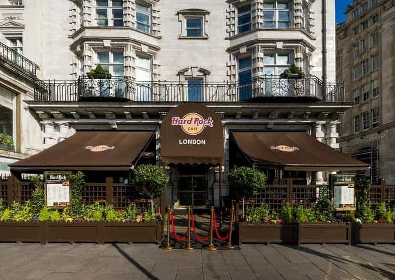 Londres : Hard Rock Cafe avec menu fixe pour le déjeuner ou le dîner