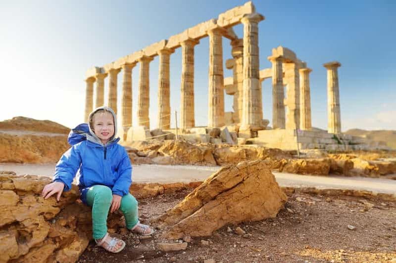 Billet Au départ d'Athènes : Excursion d'une journée au Cap Sounion au coucher du soleil