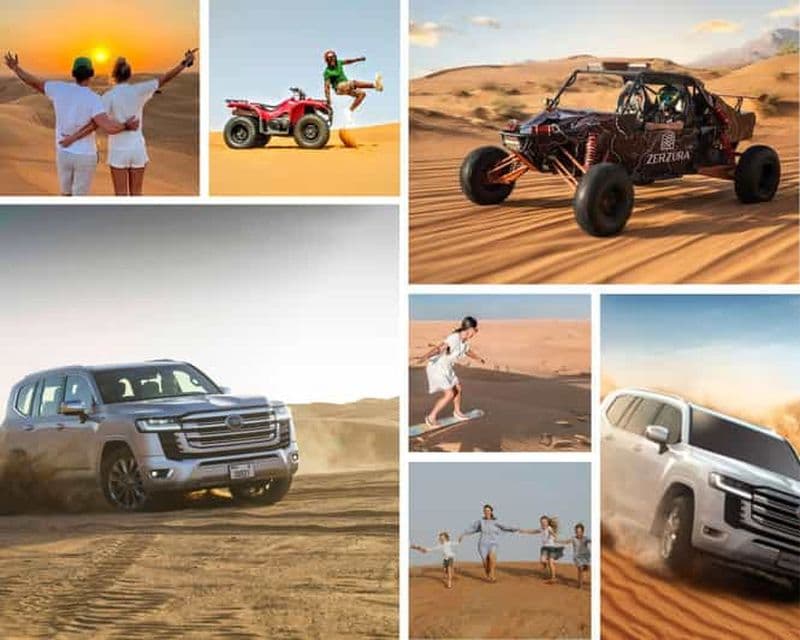 Doha : quad, rallye dans les dunes, balade à dos de chameau et visite de la mer intérieure