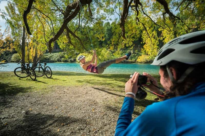 Wanaka : VTT ou vélo électrique autoguidé - Lake Hawea River Trail