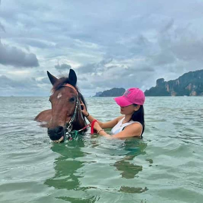 Krabi : balade à cheval sur la plage et atv extrême