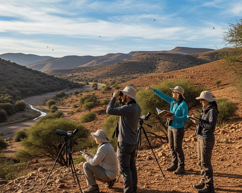 Marrakech : circuit d'observation des oiseaux dans la vallée d'Aït Mizzan avec guide
