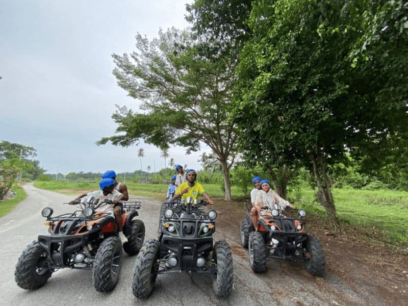 Penang : Randonnée en quad à Balik Pulau avec collations et transferts