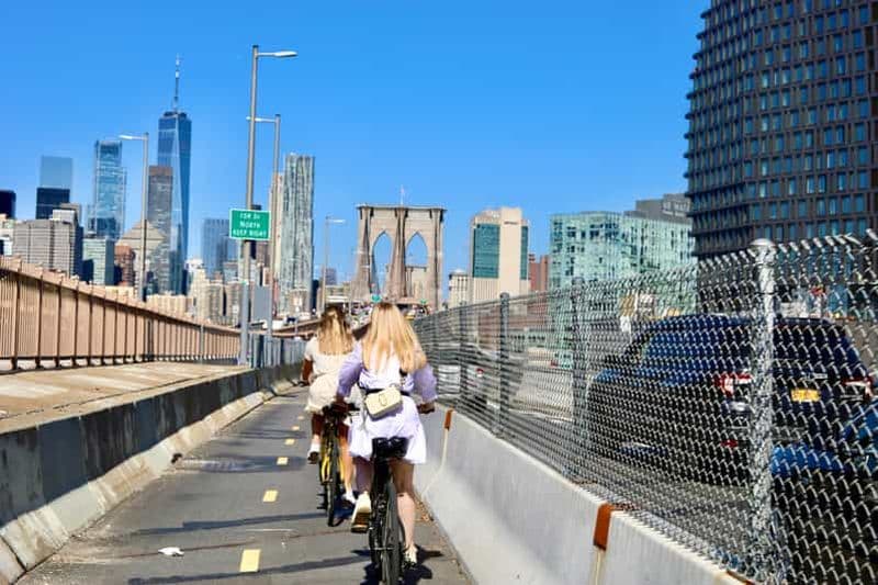 Depuis Manhattan : 2 heures d'excursion à vélo sur le pont de Brooklyn