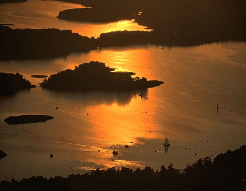 Trakai : Vol en montgolfière