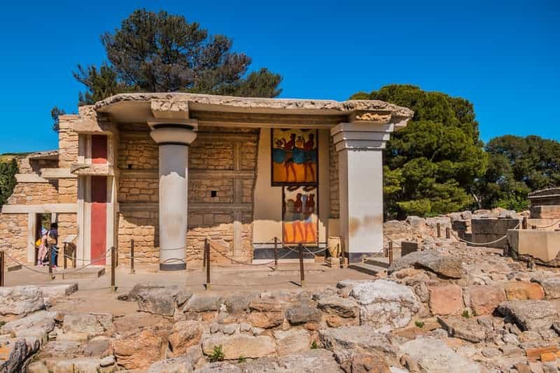 Crète : billet d'entrée au palais de Knossos avec audioguide en option