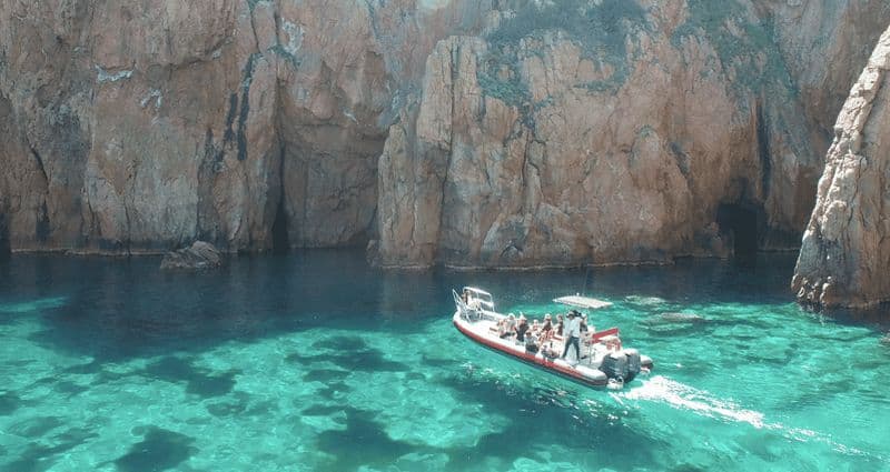 Au départ de Sagone : Croisière d'une journée en Corse et village de Girolata