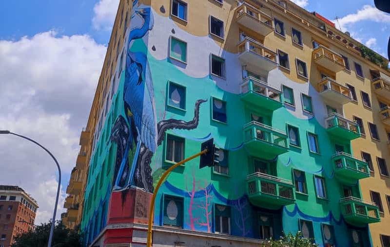 Rome : visite guidée à pied des graffitis et du street art moderne dans le quartier Ostiense