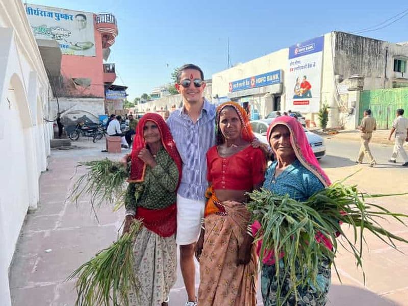 Visite à pied spirituelle avec cérémonie de Puja - La route de Pushkar