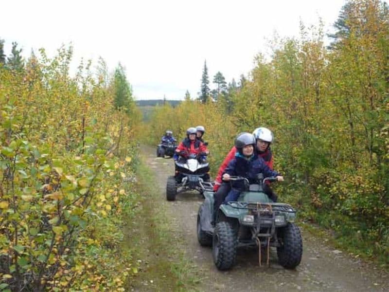 Billet Kiruna : excursion en quad avec nuitée et sauna