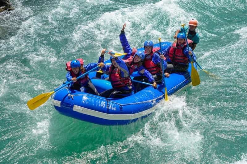 Bariloche : aventure rafting de la rivière Manso à la frontière
