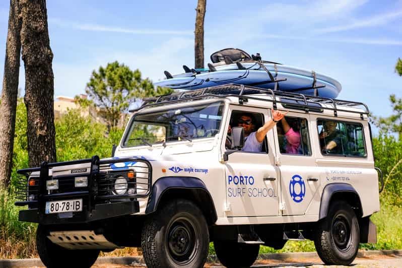Cours de surf à Porto avec transfert à la Porto Surf School