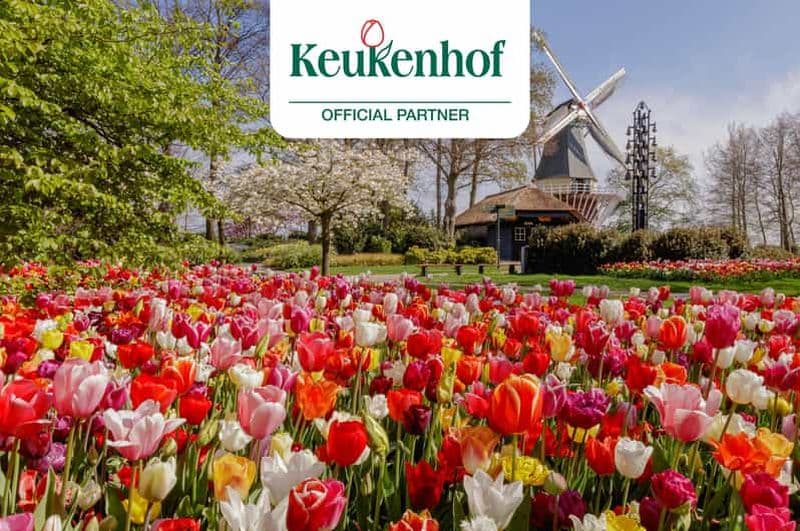 Billet Amsterdam : entrée au Keukenhof et navette avec retour flexible