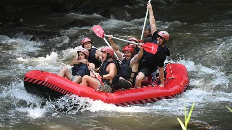 Ubud : aventure guidée en rafting sur la rivière Ayung avec déjeuner
