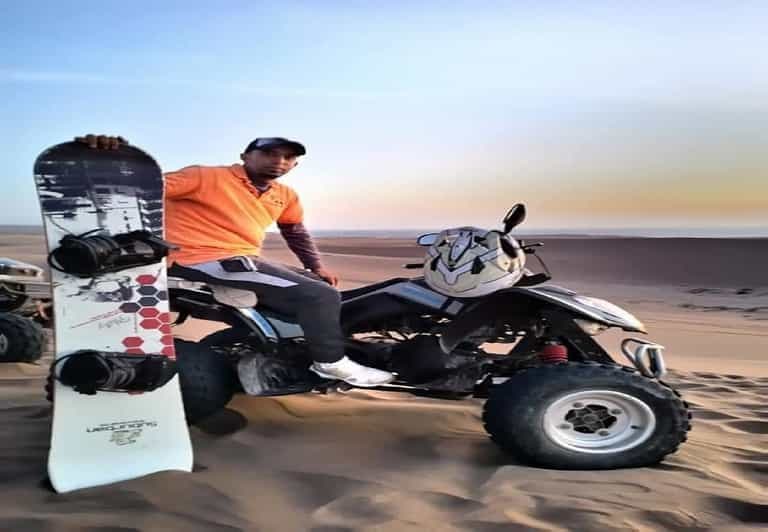 Agadir : Quad et planche à voile dans le désert du Sahara