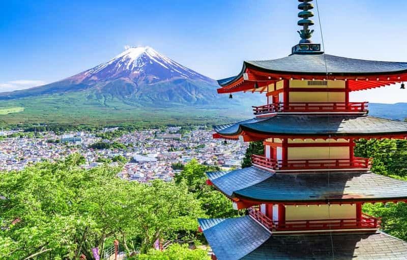Tokyo : Excursion d'une journée au Mont Fuji, à Oshino Hakkai et au lac Kawaguchi