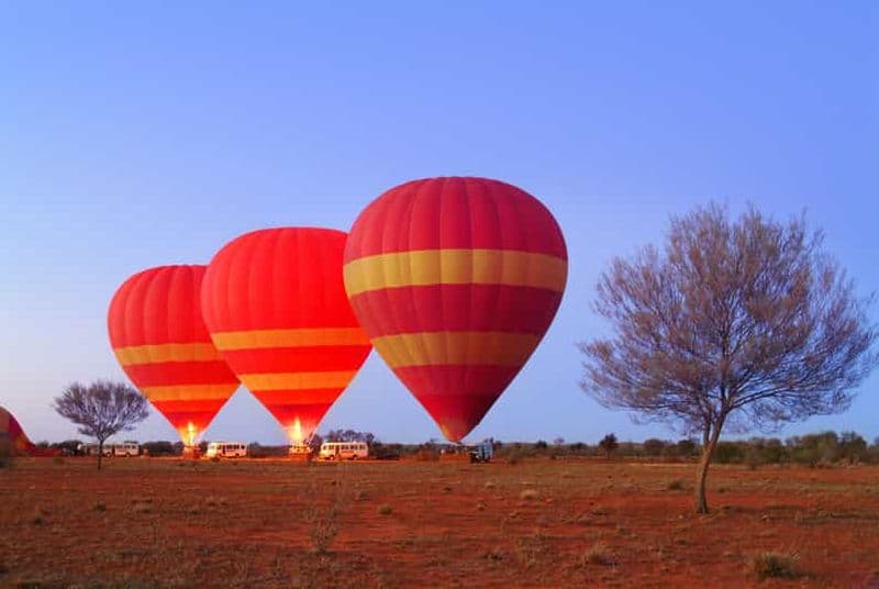 Alice Springs : Vol en montgolfière tôt le matin
