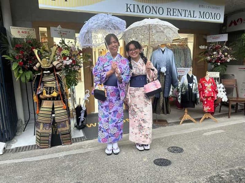 Billet Kyoto : Location de kimono avec coiffure et accessoires