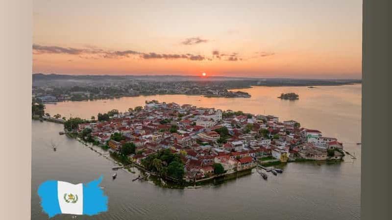Belize City :, transfert en bateau-taxi de Belize City à Flores Guatemala