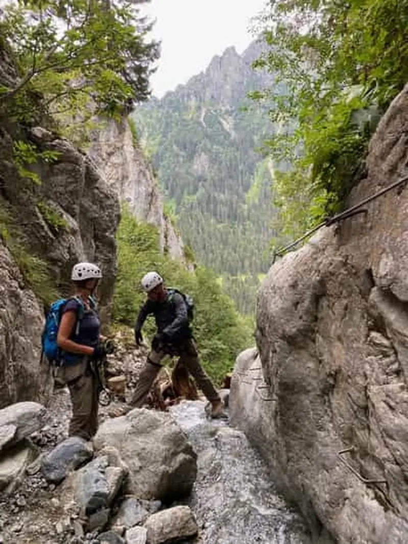 Vorarlberg : excursion guidée sur via ferrata pour débutants à Gargellen