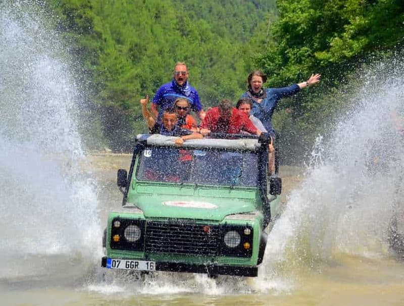 Billet Riviera turque : excursion d'une journée complète en hors-piste et en rafting