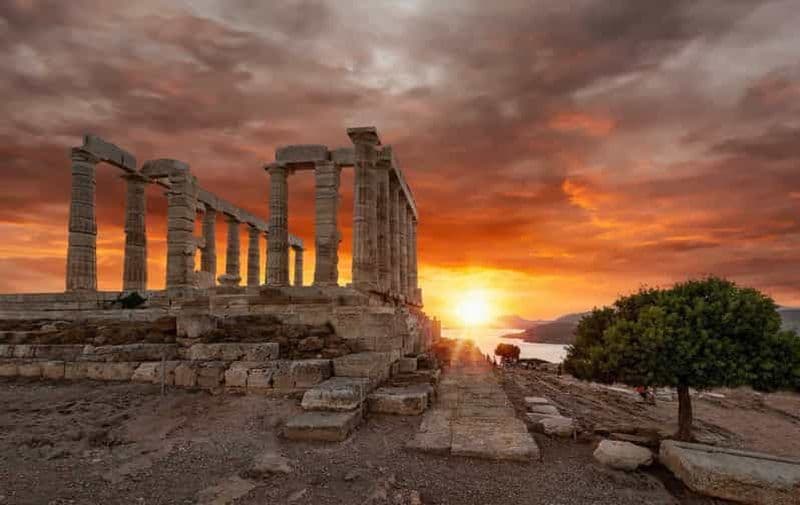 Athènes : Excursion privée d'une journée au Cap Sounion et au Temple de Poséidon