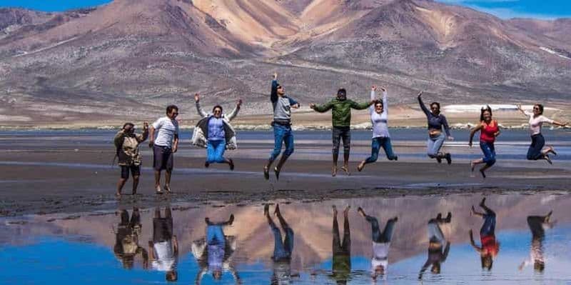 visite des lagunes de Salinas et de Yanaorco - bains thermaux de Lojen