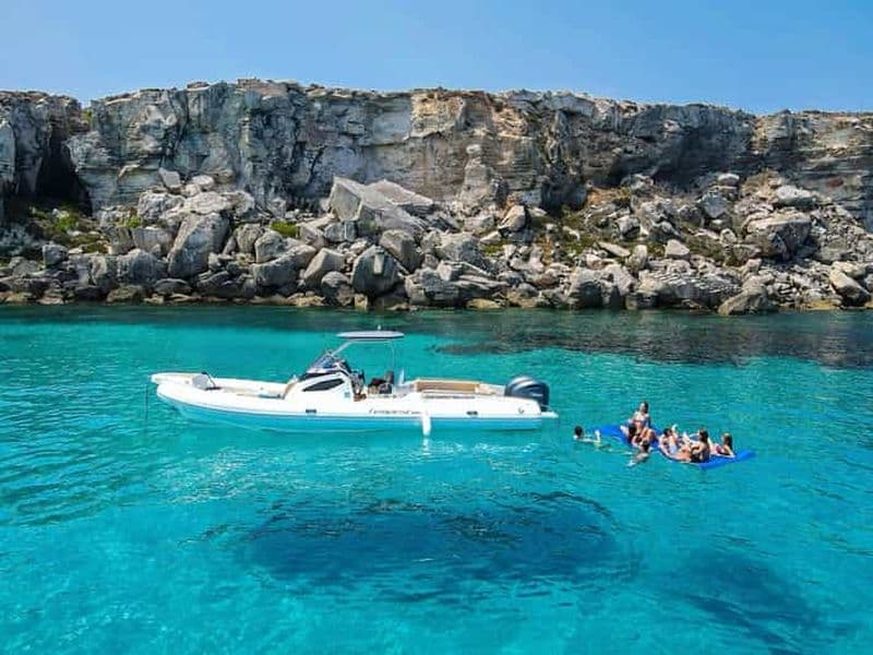 Au départ de Trapani : croisière d'une journée à Favignana et Levanzo