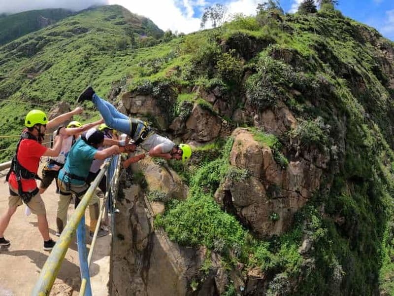 Lima : Canyon d'Autisha + descente en rappel + saut à l'élastique + cascade souterraine de Sheke