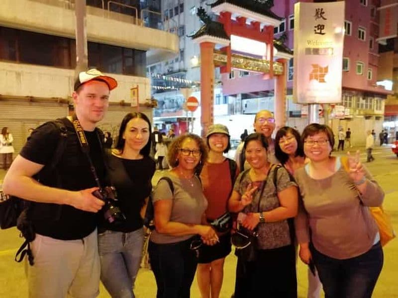 Hong Kong : visite nocturne + bus à toit ouvert + marché de nuit